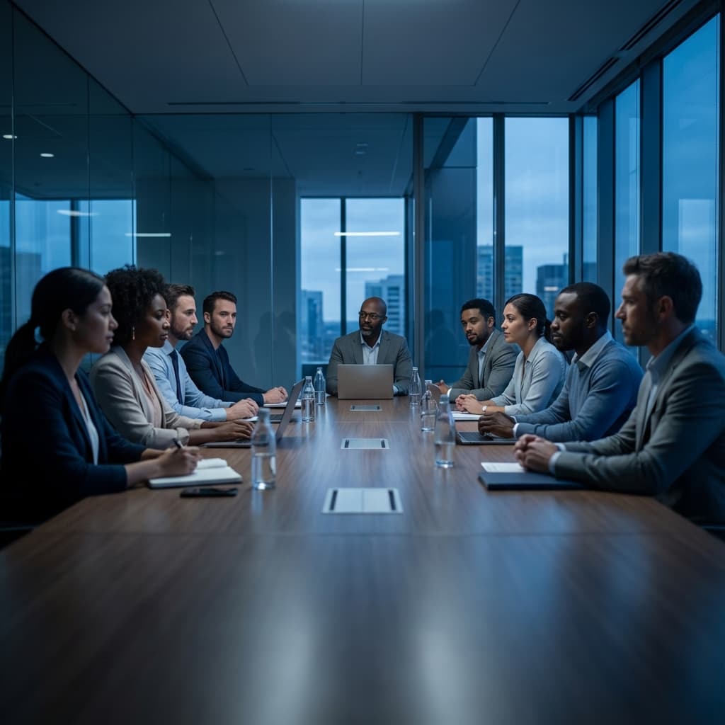 Servidores Públicos em reunião